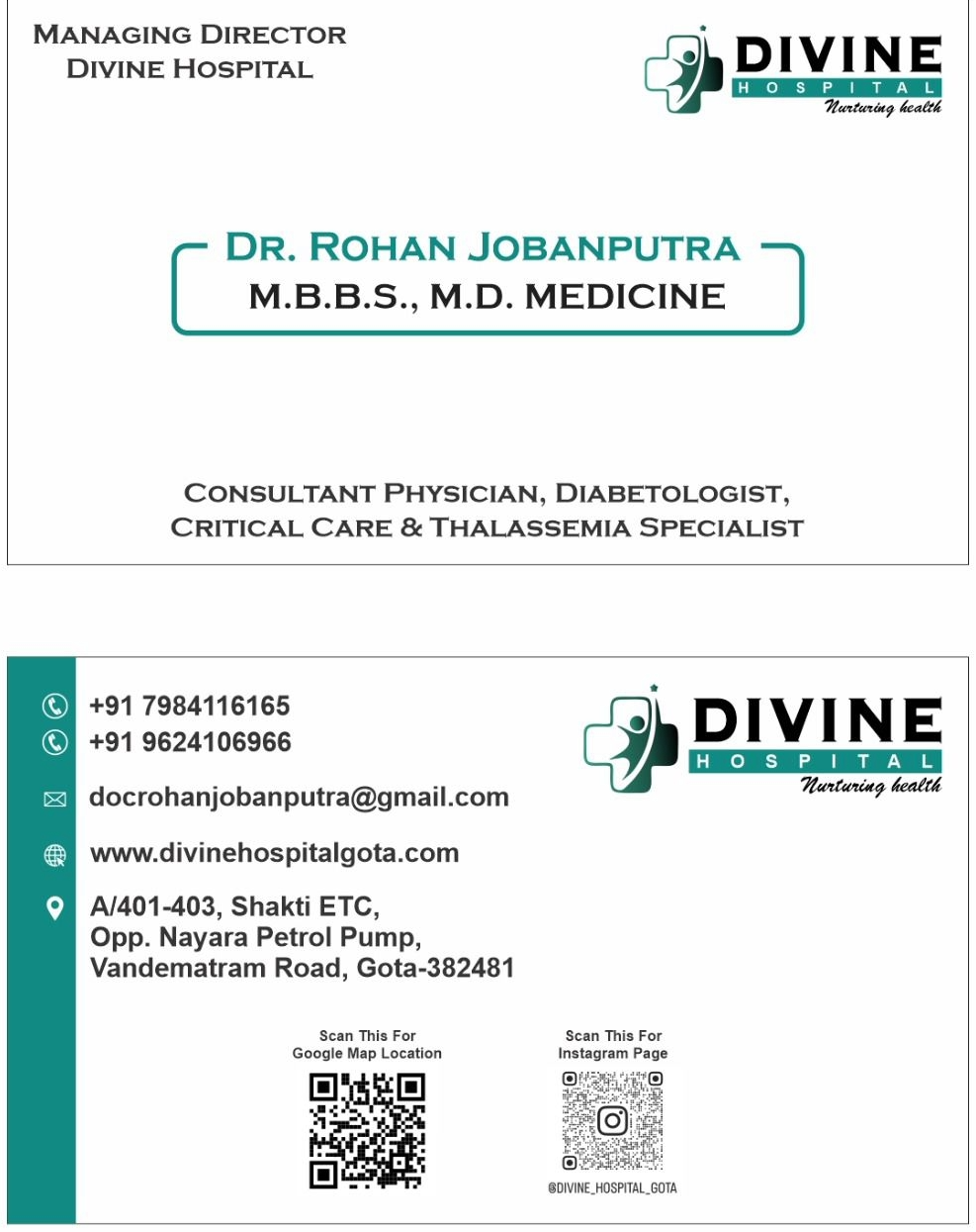 Divine Hospital (Dr Rohan) - Gota